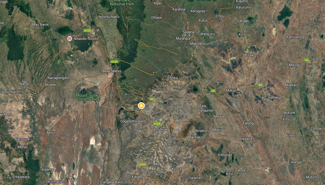 DOOH Network Map of Kenya